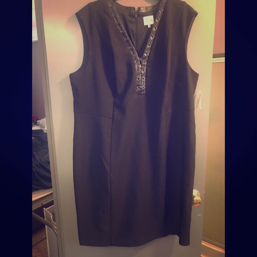Ashley Graham black cocktail dress size 20